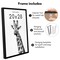 Americanflat Gallery-Style Picture Frame - Ideal Frame for Gallery Wall Display - Showcase Artwork, Prints, and Photos - Shatter Resistant Glass - Hanging Hardware with Drywall Anchor